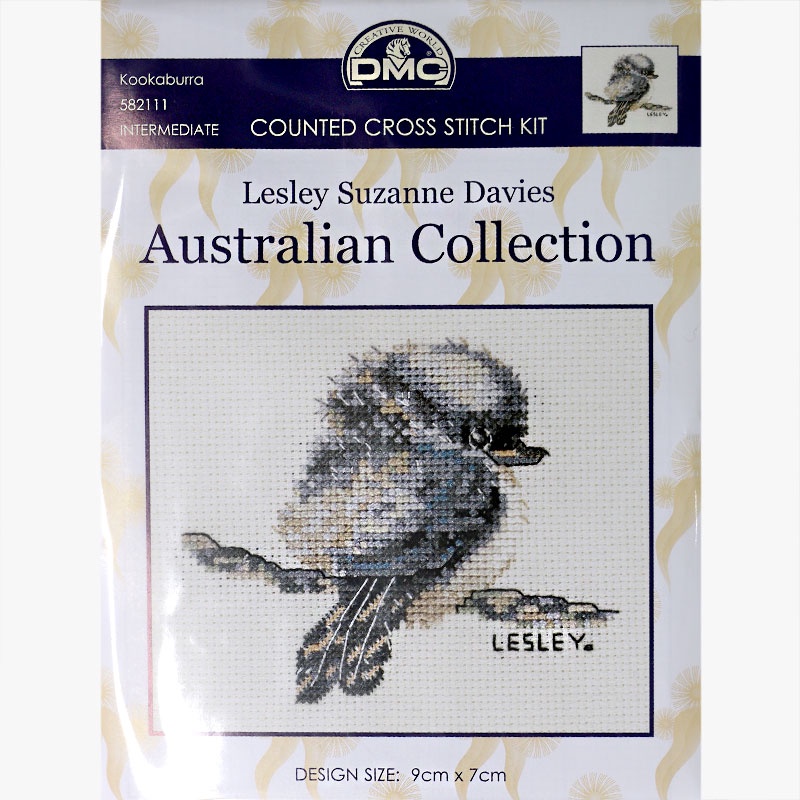 DMC Lesley Suzanne Davies Australian Collection Kookaburra Kit