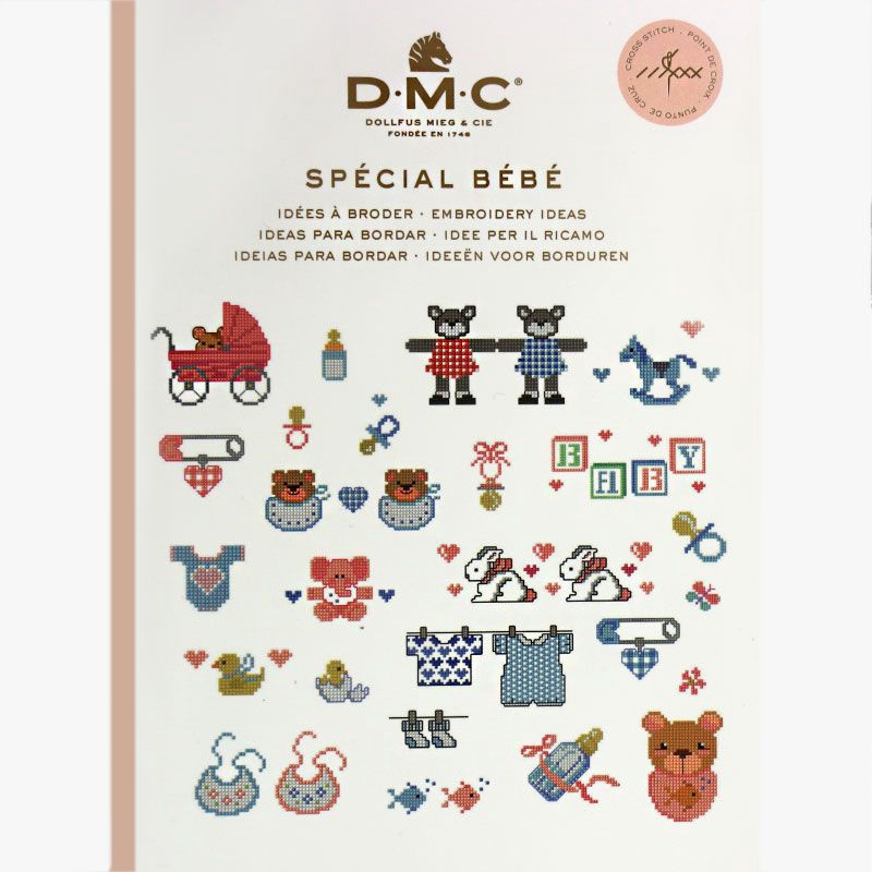 DMC Mini Cross Stitch Book Baby