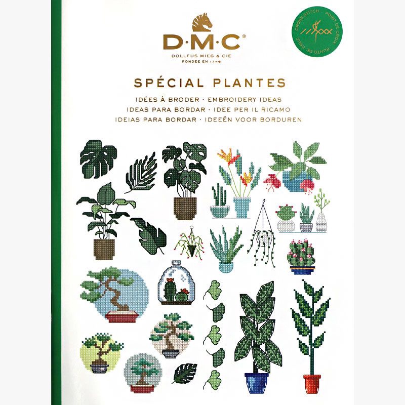 DMC Mini Cross Stitch Book Plants