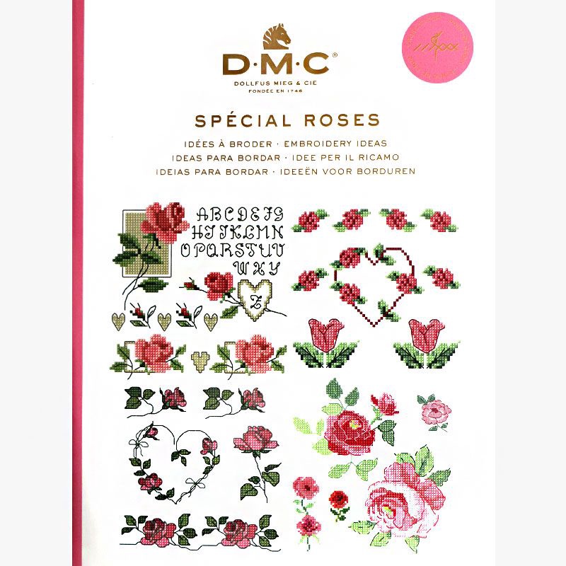 DMC Mini Cross Stitch Book Roses