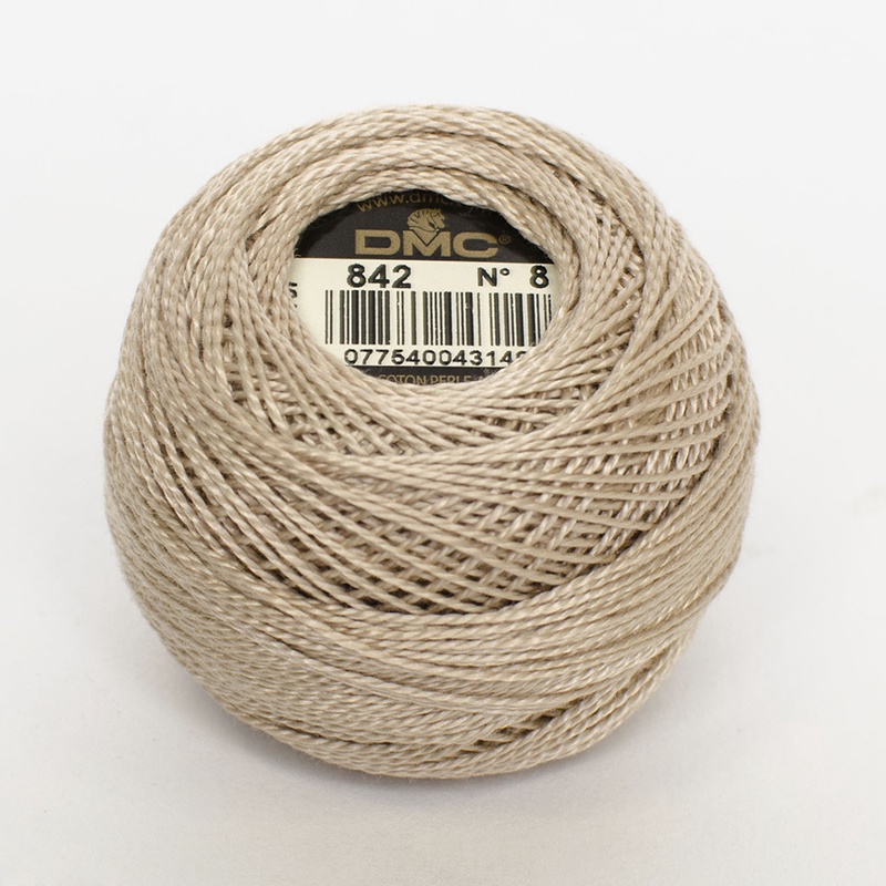 DMC Perle #12 0842 Very Light Beige Brown