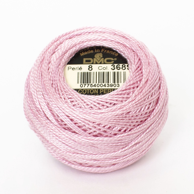 DMC Perle #12 3689 Light Mauve