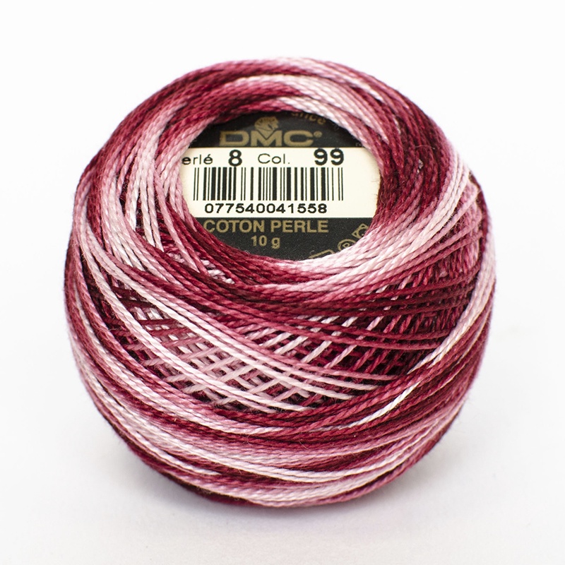 DMC Perle #5 0099 Variegated Mauve (Skein)