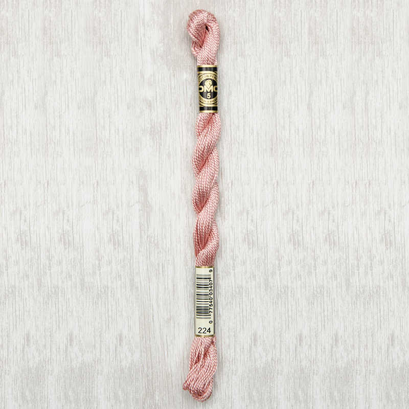DMC Perle #5 0224 Very Light Shell Pink