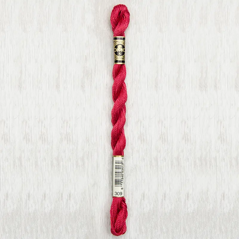 DMC Perle #5 0309 Ultra Very Dark Rose