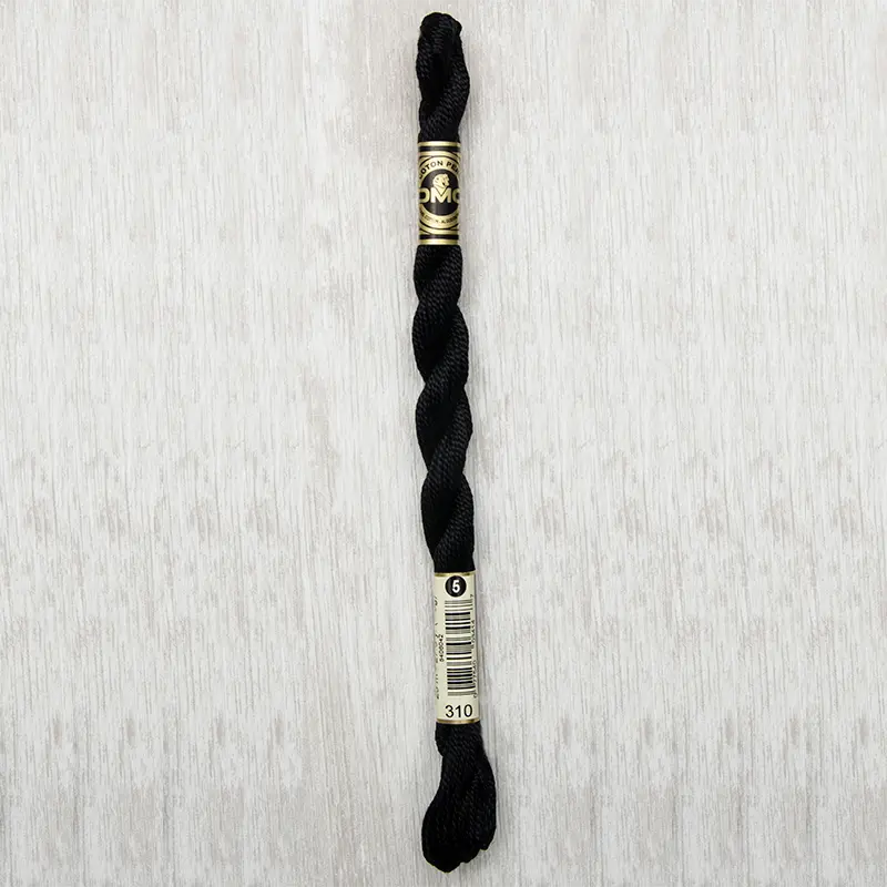 DMC Perle #5 0310 Black