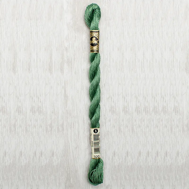DMC Perle #5 0320 Medium Pistachio Green