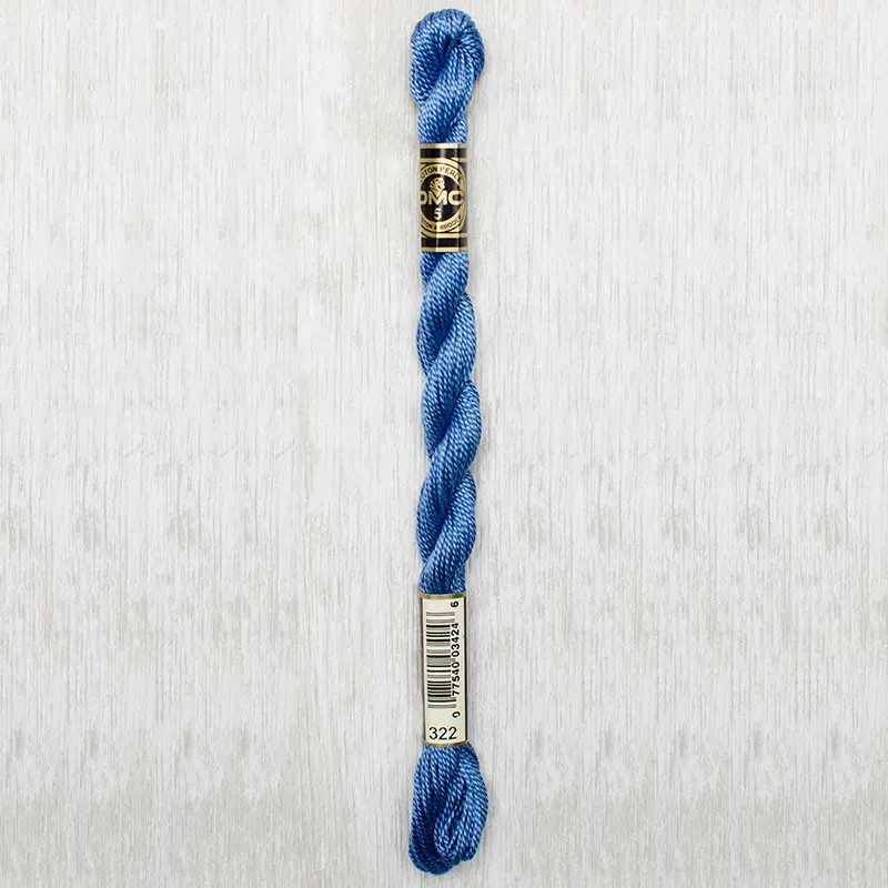 DMC Perle #5 0322 Dark Baby Blue