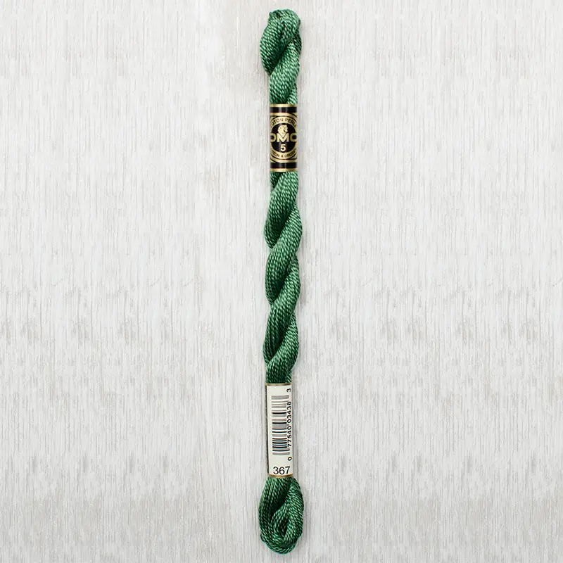 DMC Perle #5 0367 Dark Pistachio Green