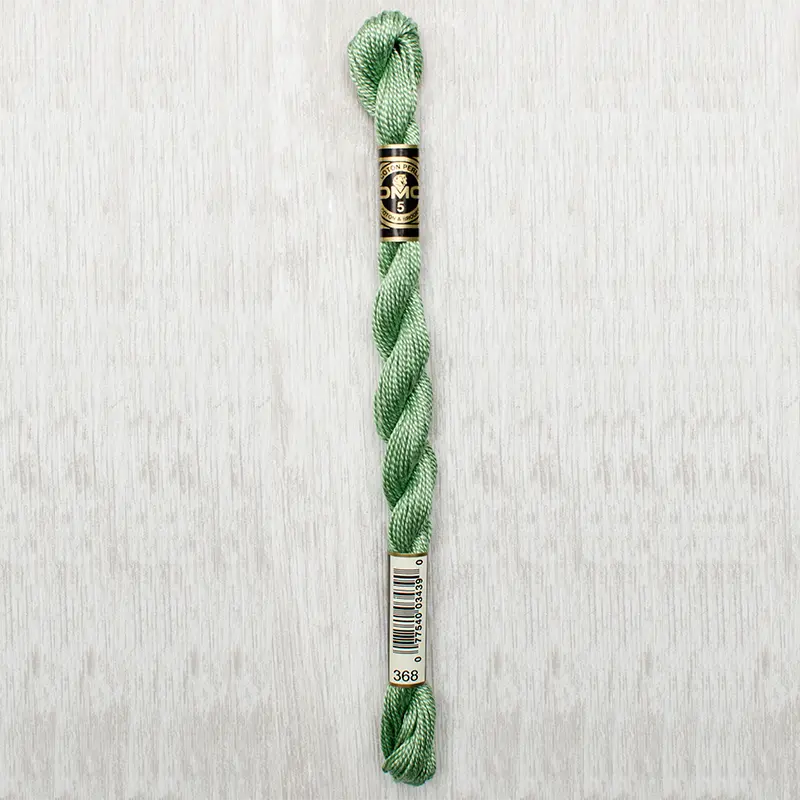 DMC Perle #5 0368 Light Pistachio Green