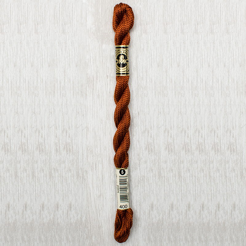 DMC Perle #5 0400 Dark Mahogany (Skein)
