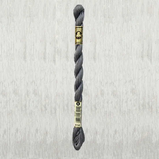 DMC Perle #5 0414 Dark Steel Gray