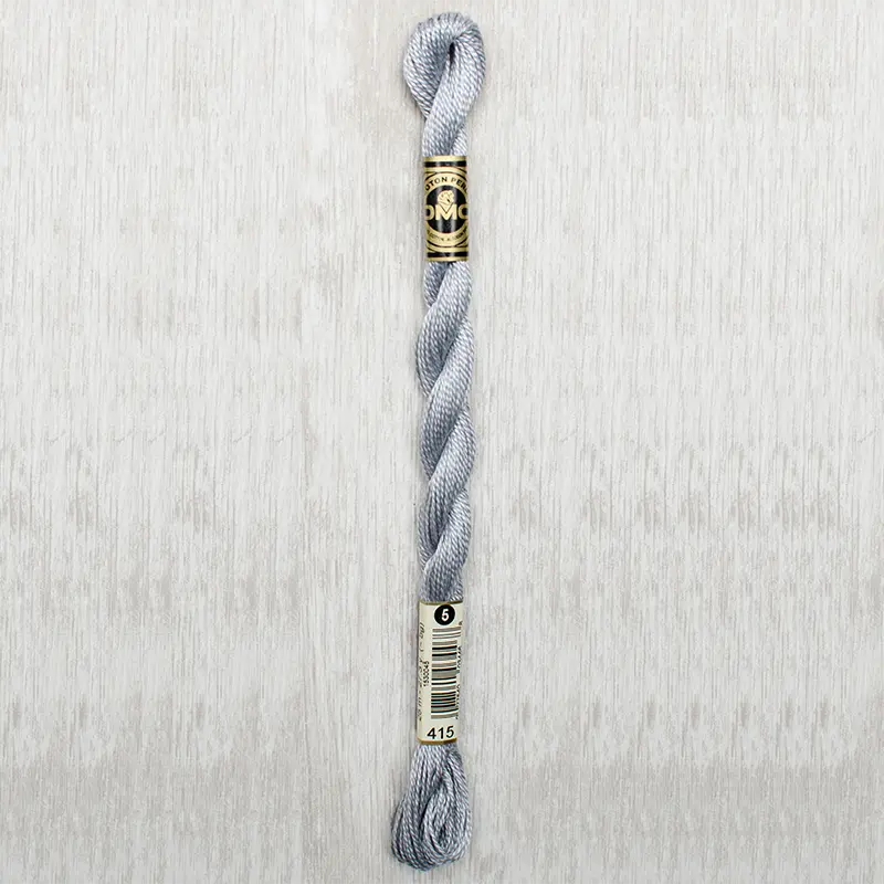 DMC Perle #5 0415 Pearl Gray