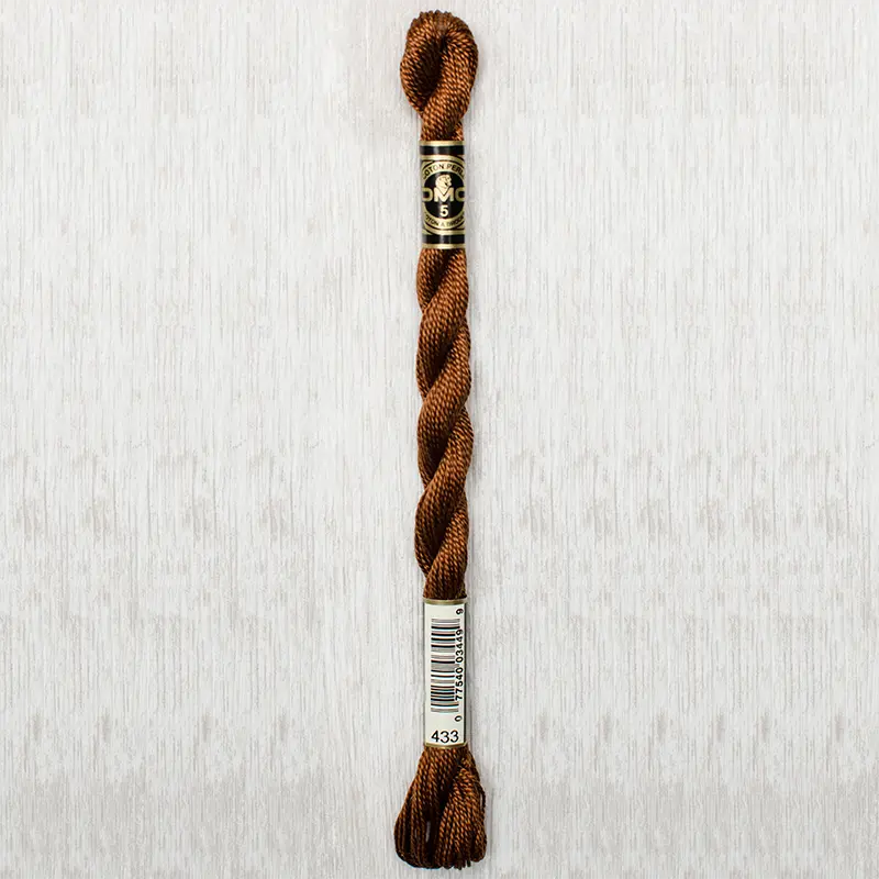 DMC Perle #5 0433 Medium Brown
