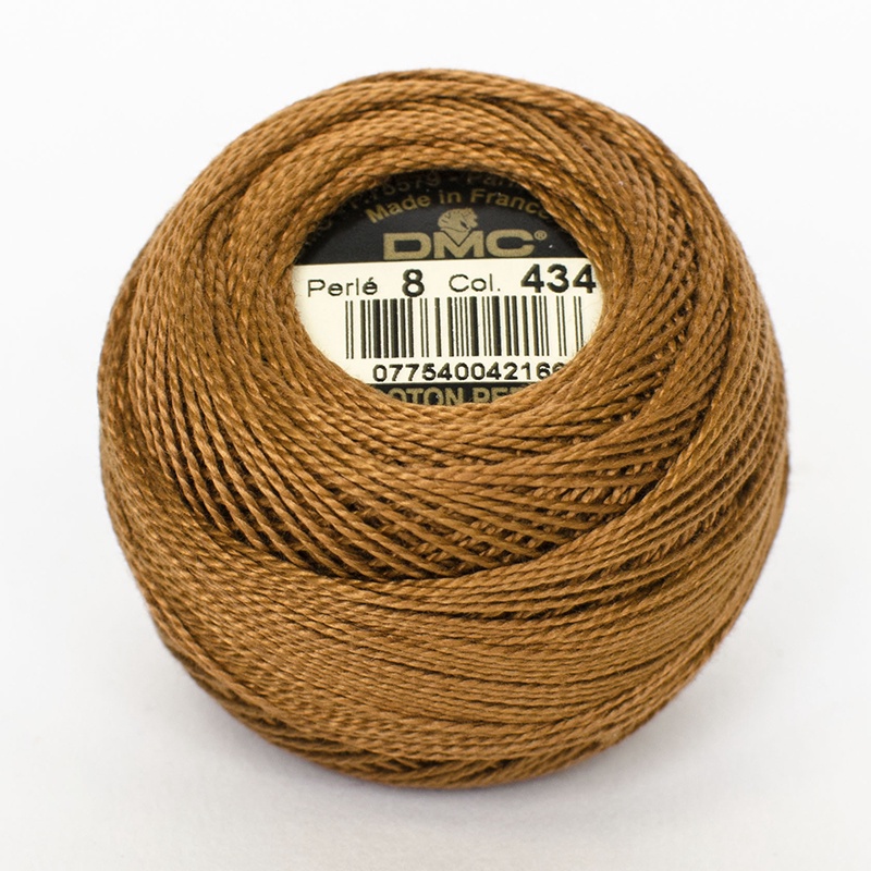DMC Perle #5 0434 Light Brown (Skein)