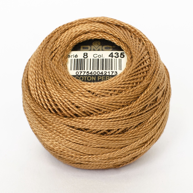 DMC Perle #5 0435 Very Light Brown (Skein)