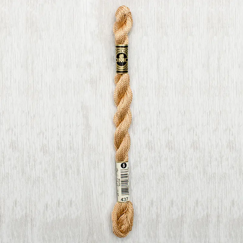 DMC Perle #5 0437 Light Tan