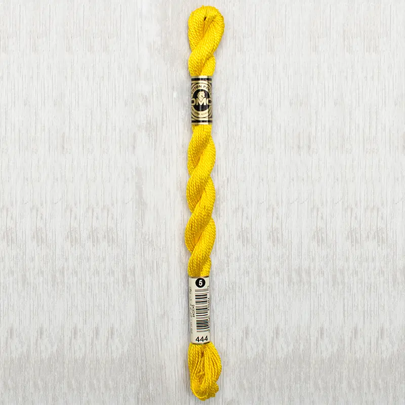 DMC Perle #5 0444 Dark Lemon