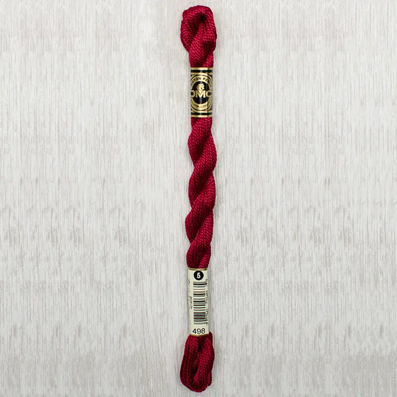DMC Perle #5 0498 Dark Red