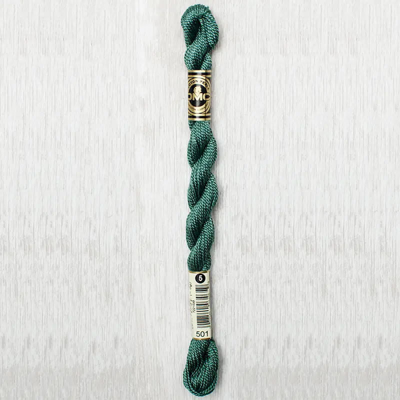 DMC Perle #5 0501 Dark Blue Green