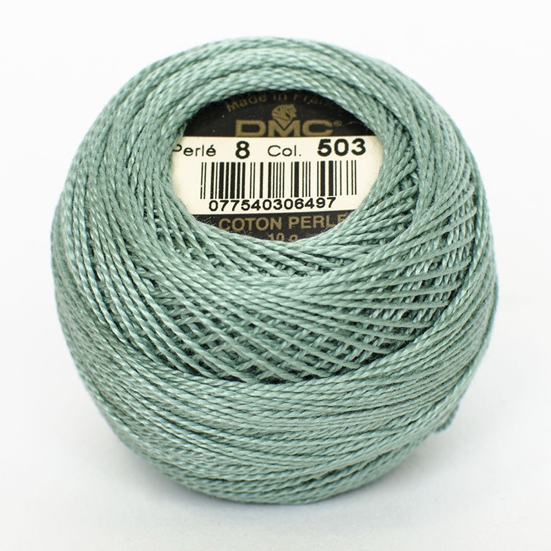 DMC Perle #5 0503 Medium Blue Green (Skein)