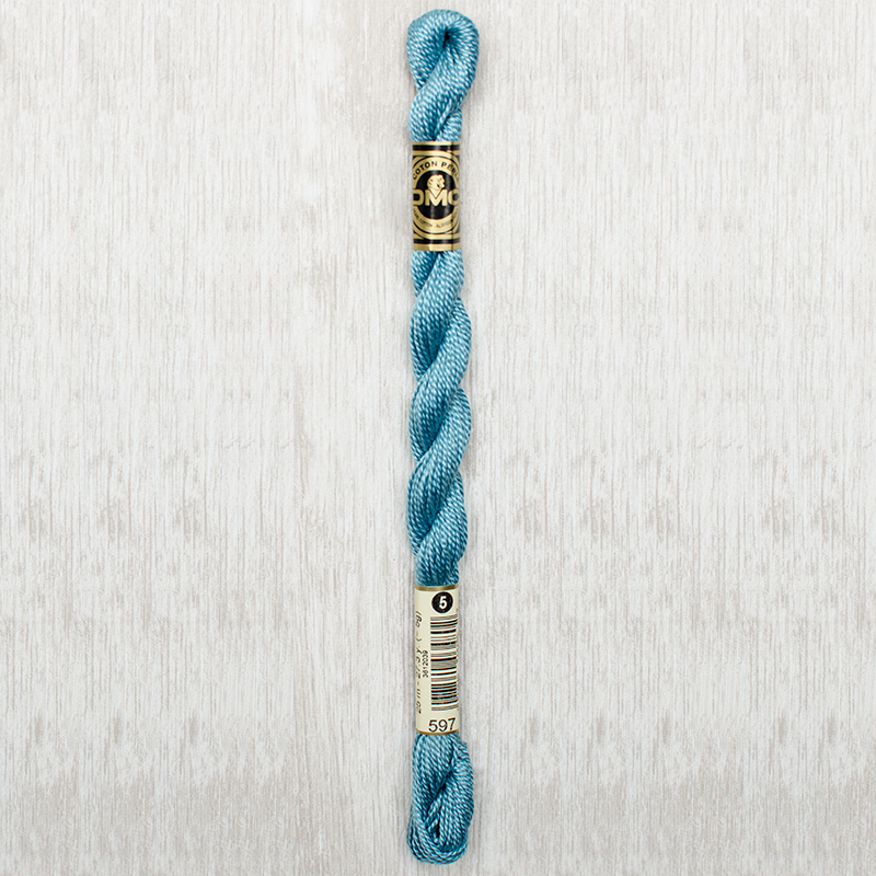 DMC Perle #5 0597 Turquoise