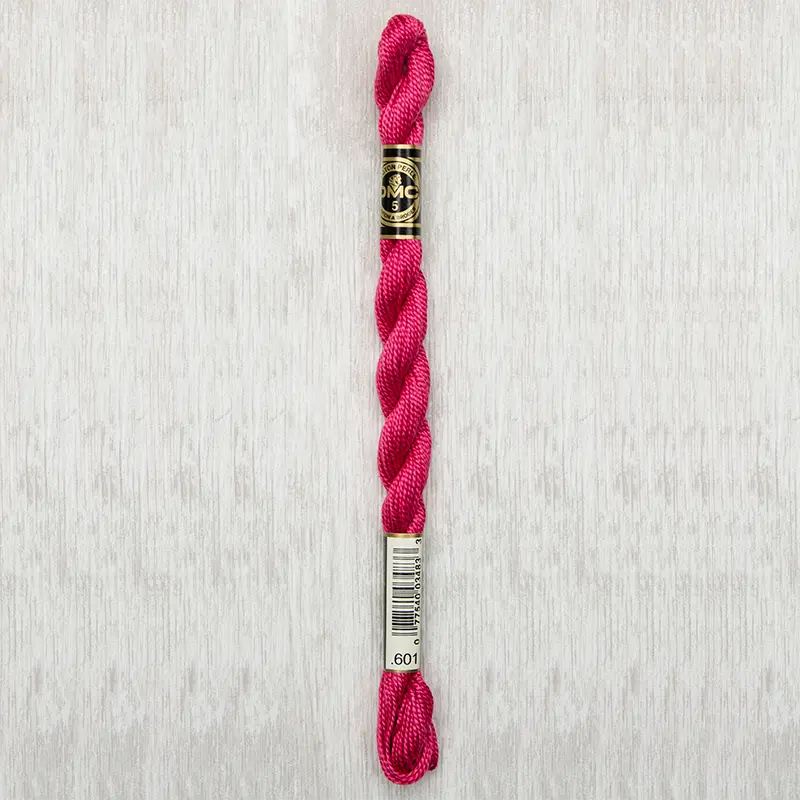 DMC Perle #5 0601 Dark Cranberry