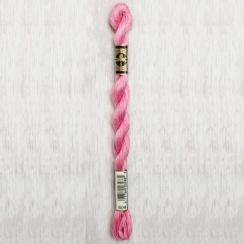 DMC Perle #5 0604 Light Cranberry