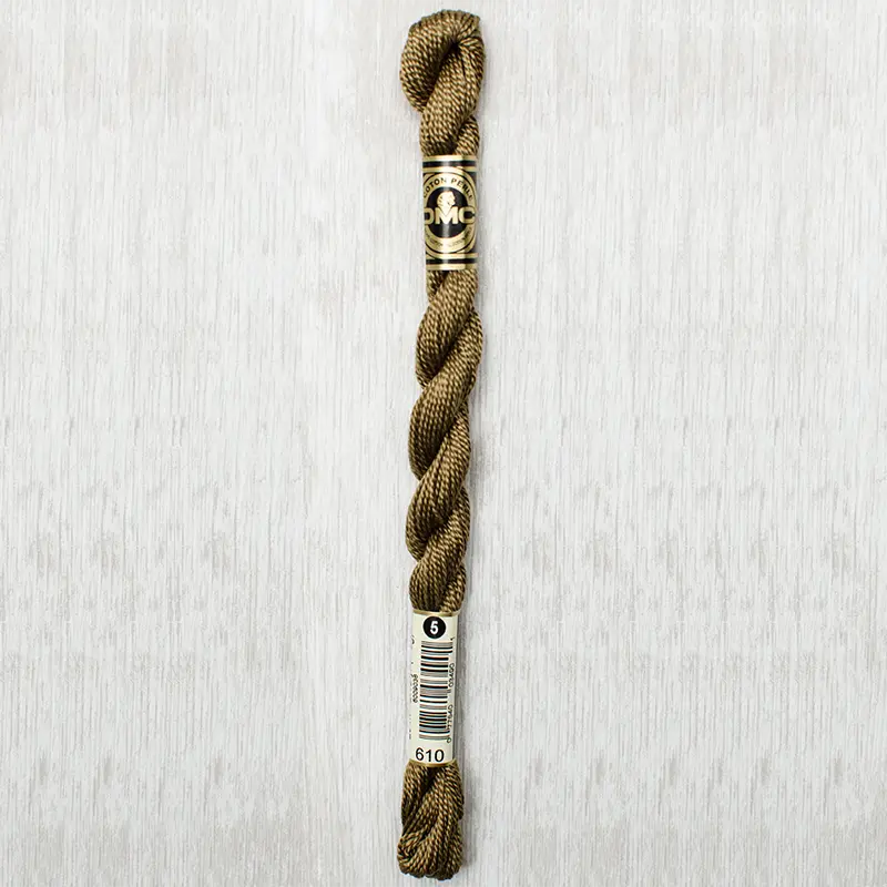 DMC Perle #5 0610 Dark Drab Brown