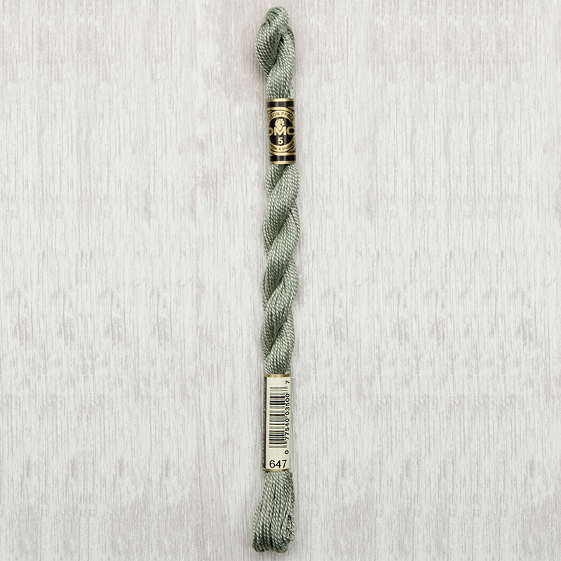 DMC Perle #5 0647 Medium Beaver Gray