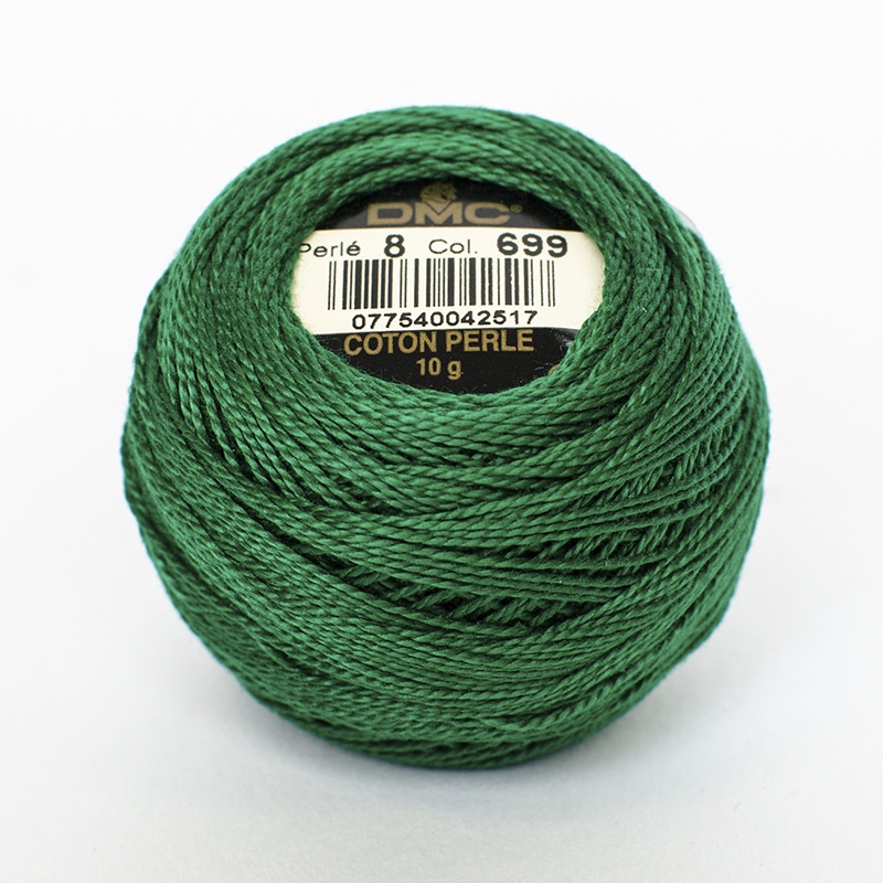 DMC Perle #5 0699 Green (Skein)