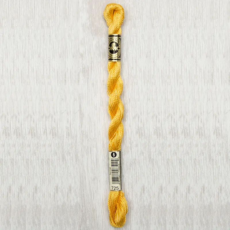 DMC Perle #5 0725 Medium Light Topaz