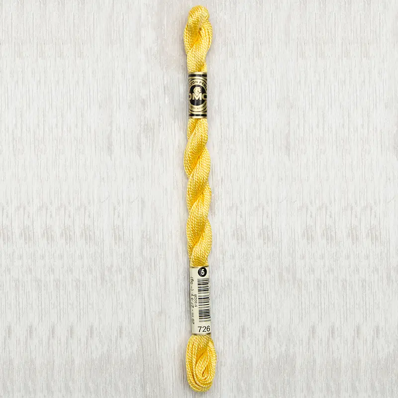 DMC Perle #5 0726 Light Topaz