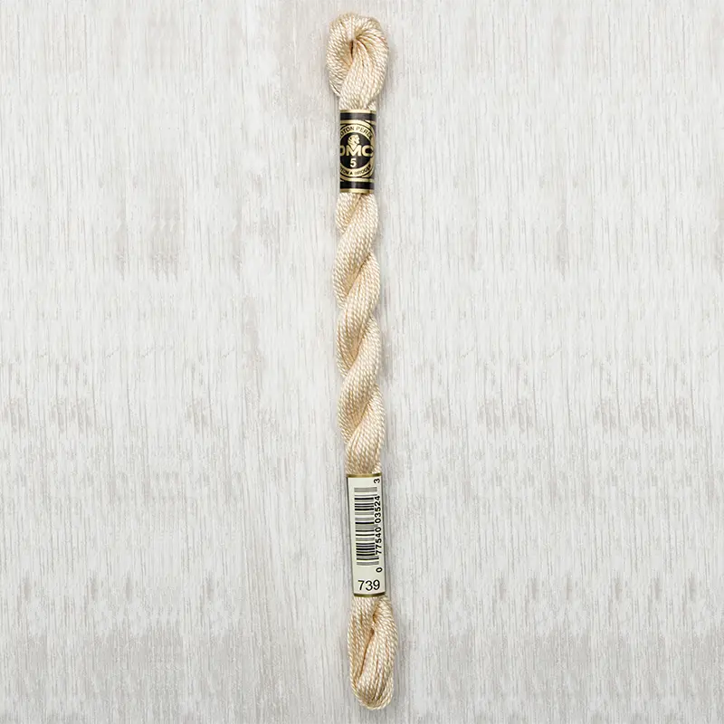 DMC Perle #5 0739 Ultra Very Light Tan