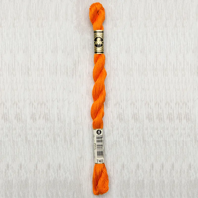 DMC Perle #5 0740 Tangerine