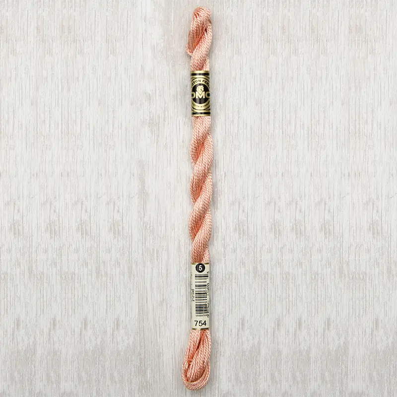 DMC Perle #5 0754 Light Peach