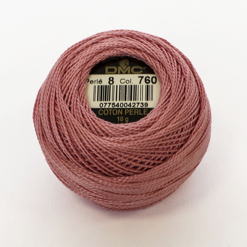 DMC Perle #5 0760 Salmon (Skein)