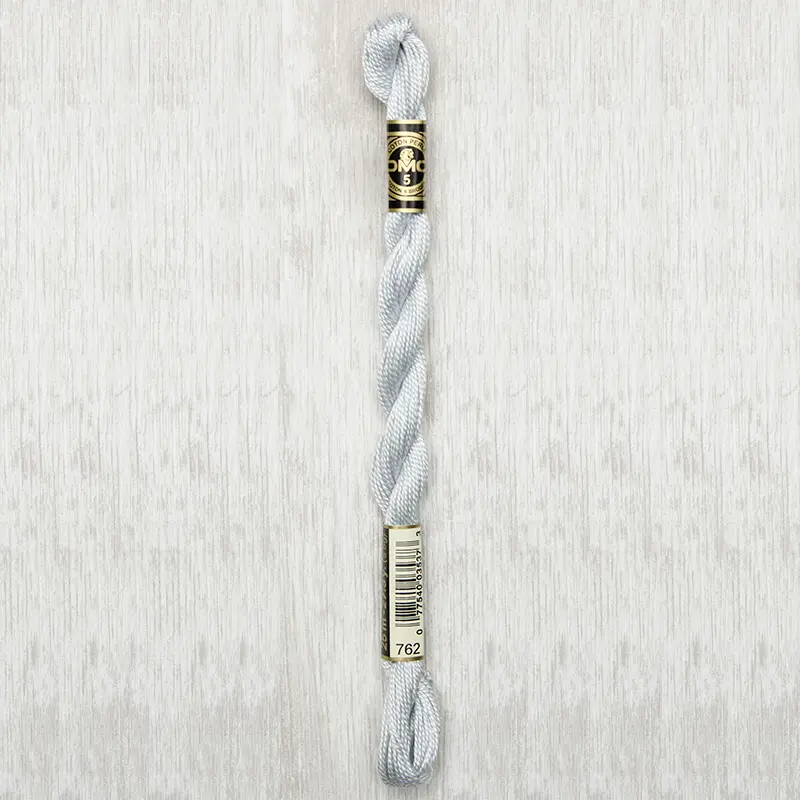 DMC Perle #5 0762 Very Light Pearl Gray