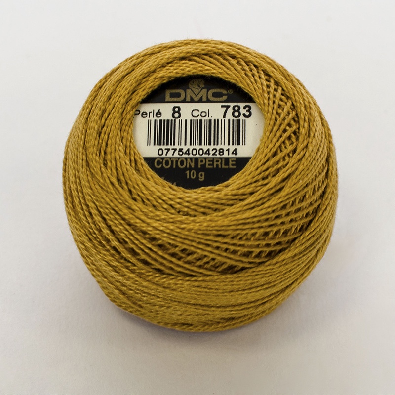 DMC Perle #5 0783 Medium Topaz (Skein)