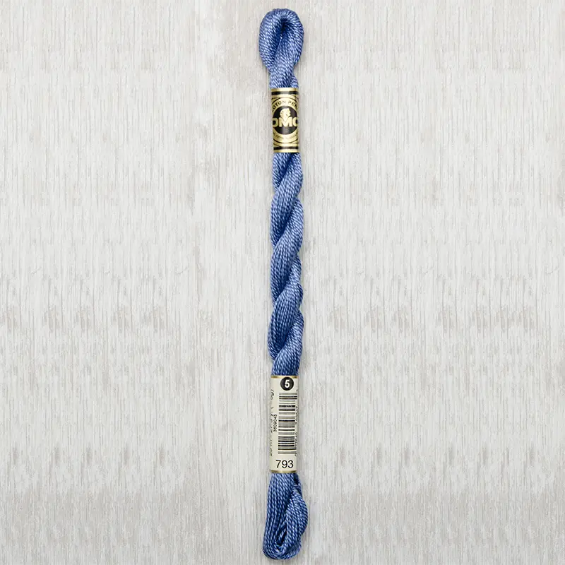 DMC Perle #5 0793 Medium Cornflower Blue