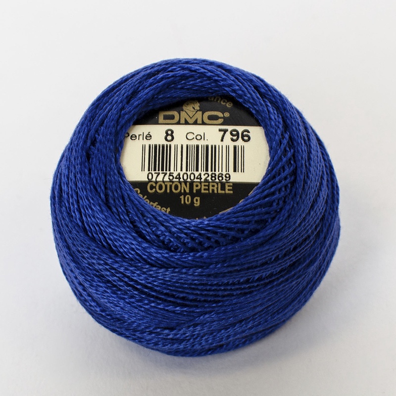 DMC Perle #5 0796 Dark Royal Blue (Skein)