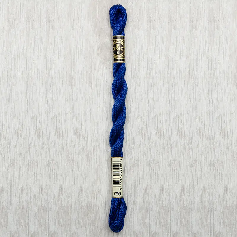 DMC Perle #5 0796 Dark Royal Blue