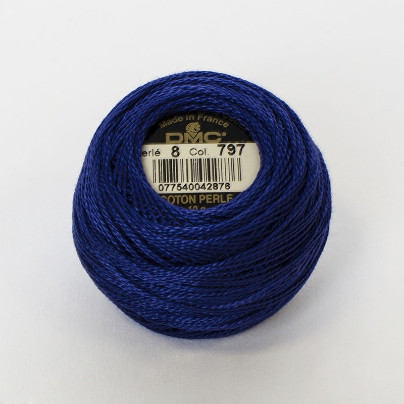 DMC Perle #5 0797 Royal Blue (Skein)