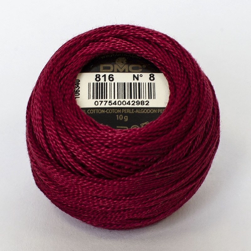 DMC Perle #5 0816 Garnet (Skein)