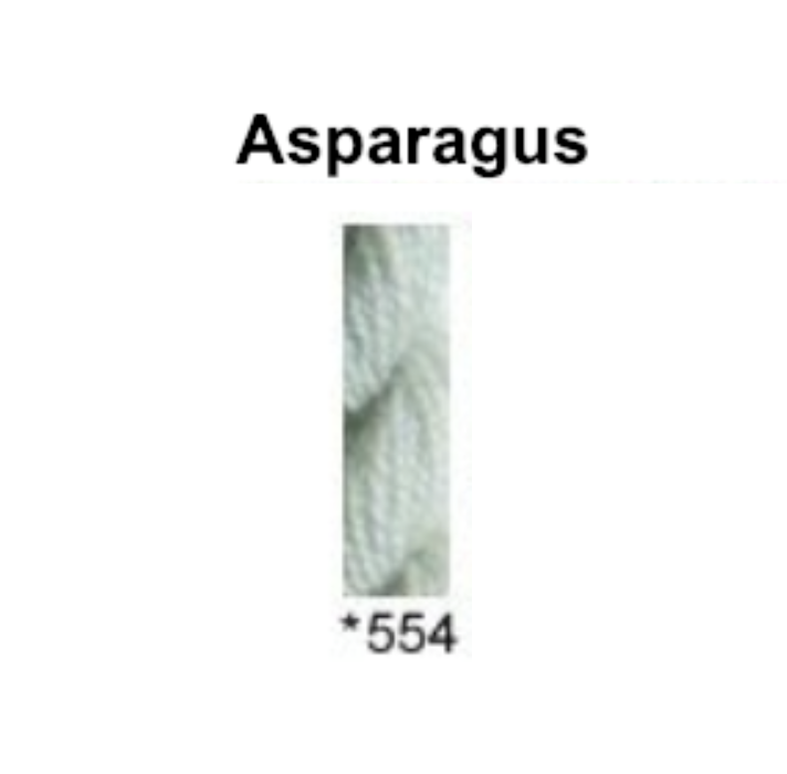 Gumnut Threads Daisies 554 Asparagus