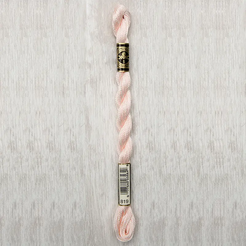 DMC Perle #5 0819 Light Baby Pink