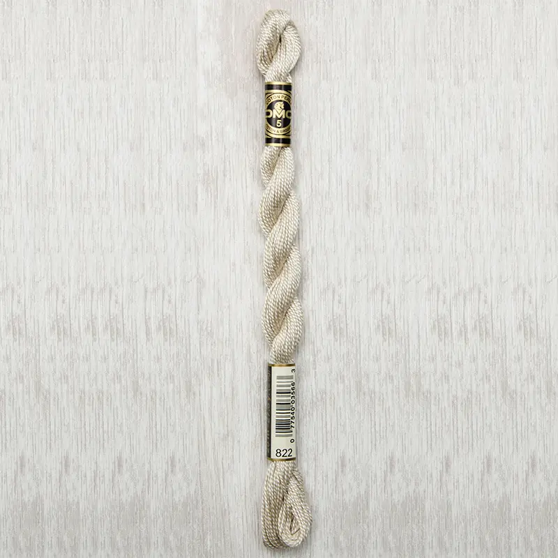 DMC Perle #5 0822 Light Beige Gray