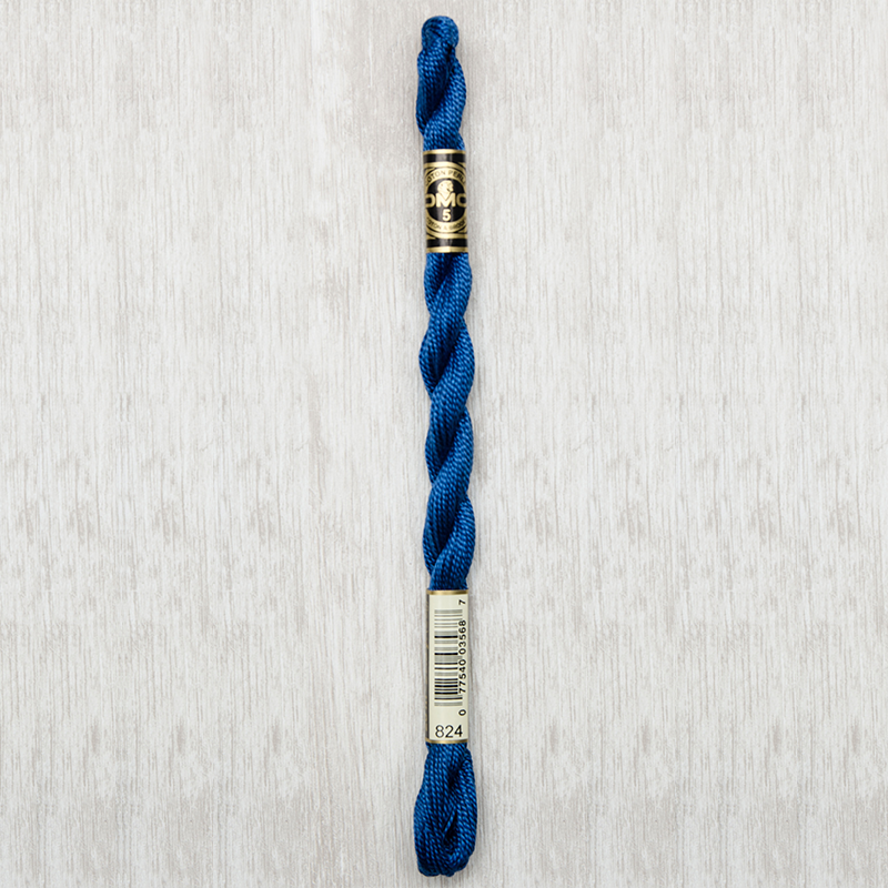 DMC Perle #5 0824 Very Dark Blue