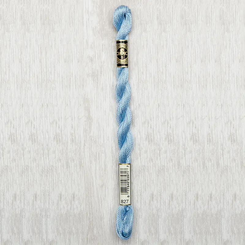 DMC Perle #5 0827 Very Light Blue
