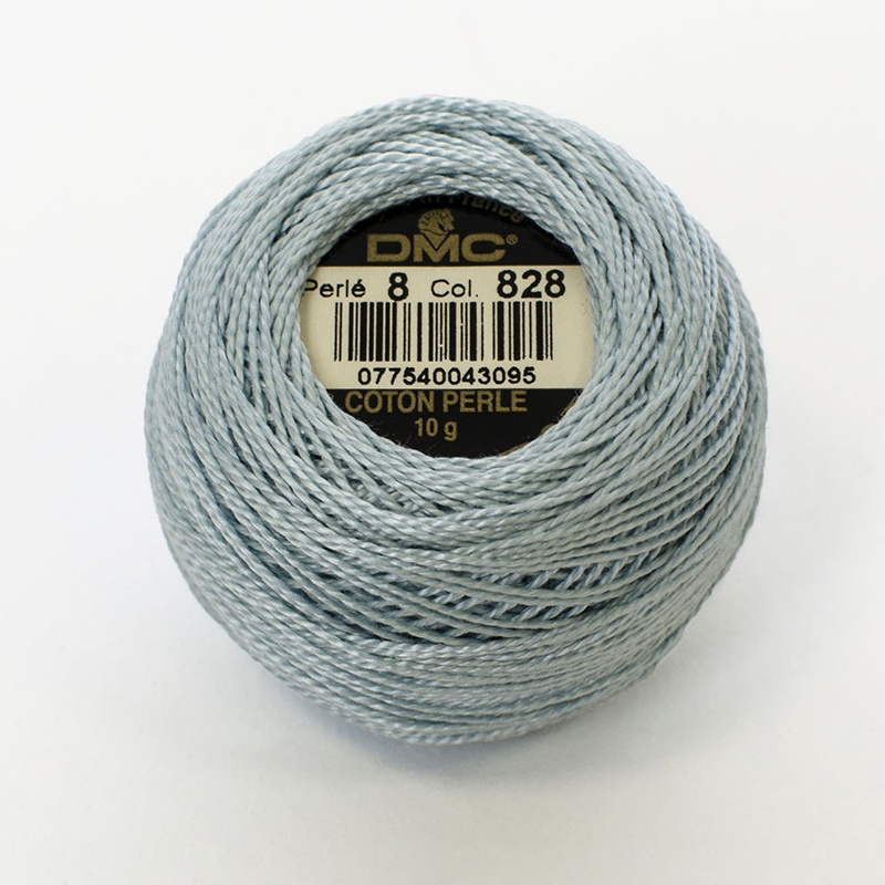 DMC Perle #5 0828 Ultra Very Light Sky Blue (Skein)